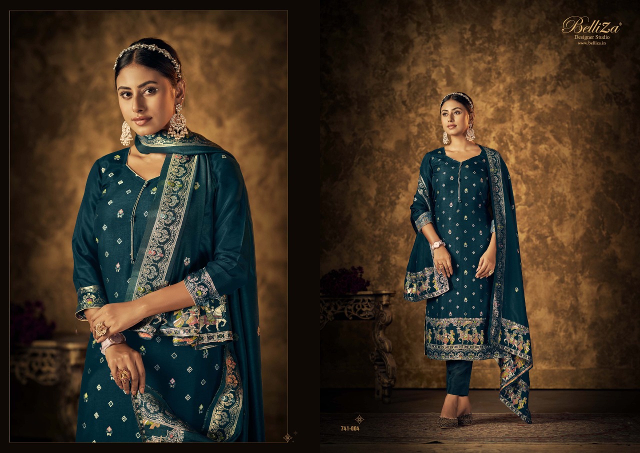 belliza designer studio saarang viscose attractive salwar suit catalog