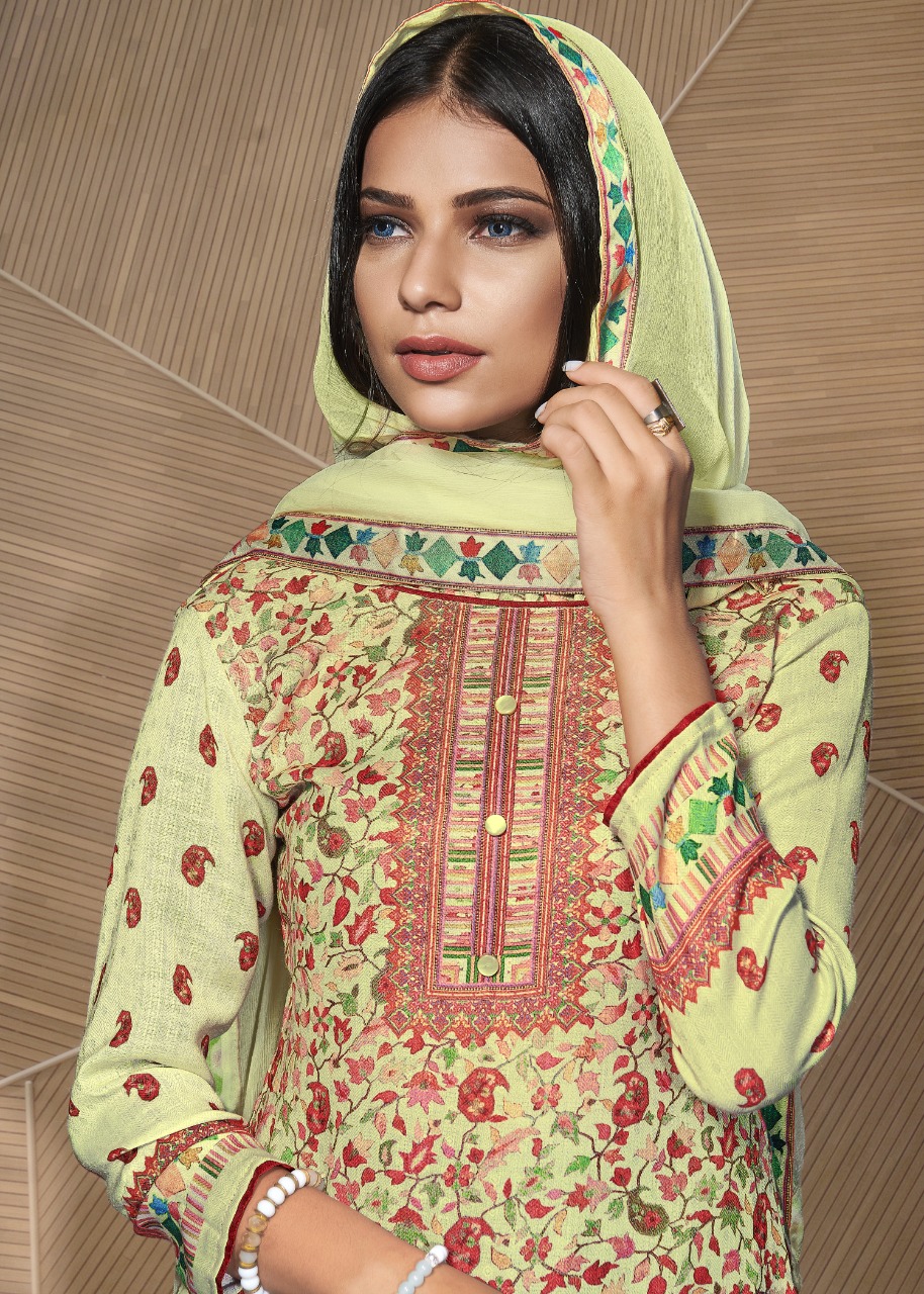 bipson kashmiri queen d no 1011 to 1014 pashmina regal look salwar suit catalog