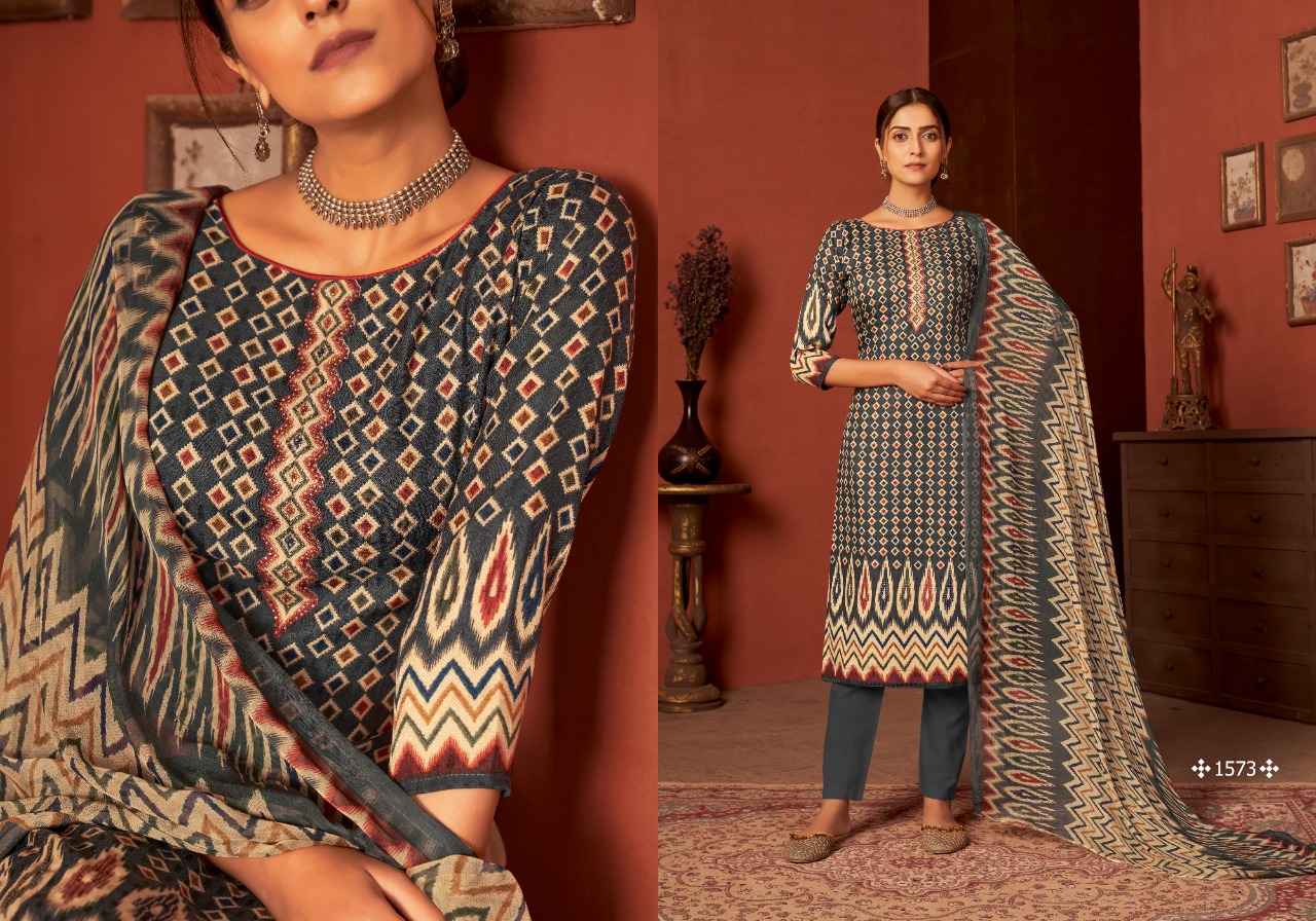 bipson monalisa pashmina regal look salwar suit catalog