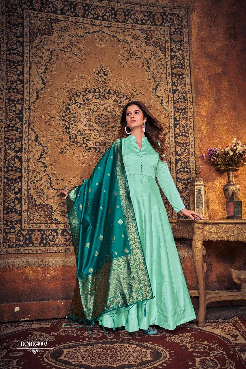 dani fashion krishma vol 4 silk graceful look top bottom with dupatta catalog