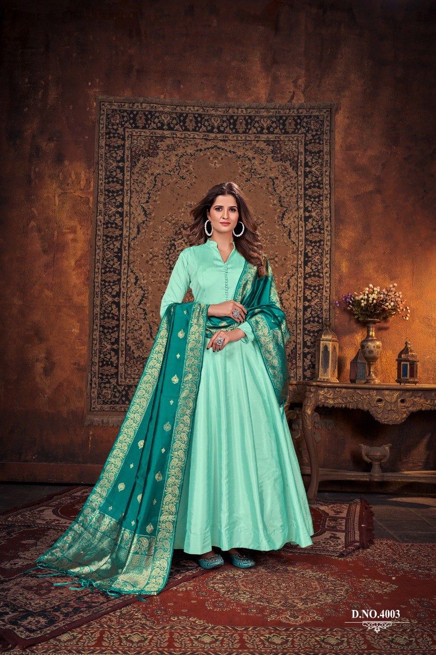 dani fashion krishma vol 4 silk graceful look top bottom with dupatta catalog