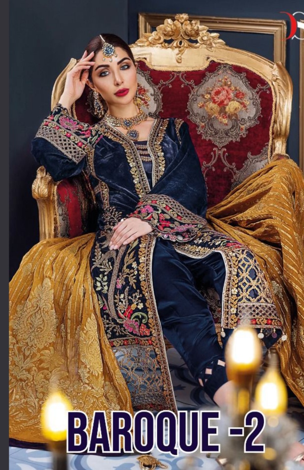 deepsy suit baroque velvet 2 velvet graceful look salwar suit catalog