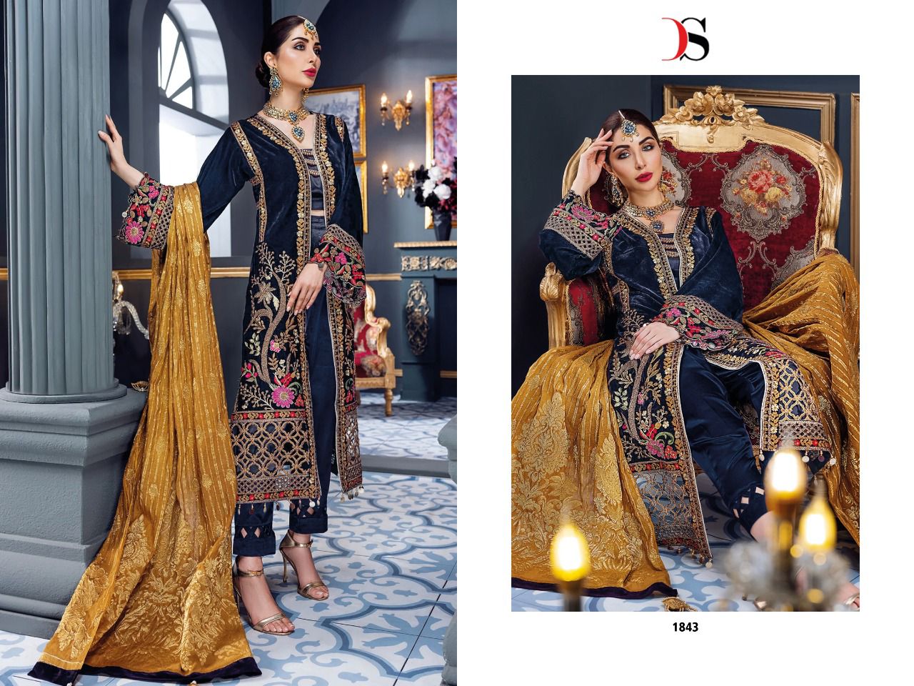 deepsy suit baroque velvet 2 velvet graceful look salwar suit catalog