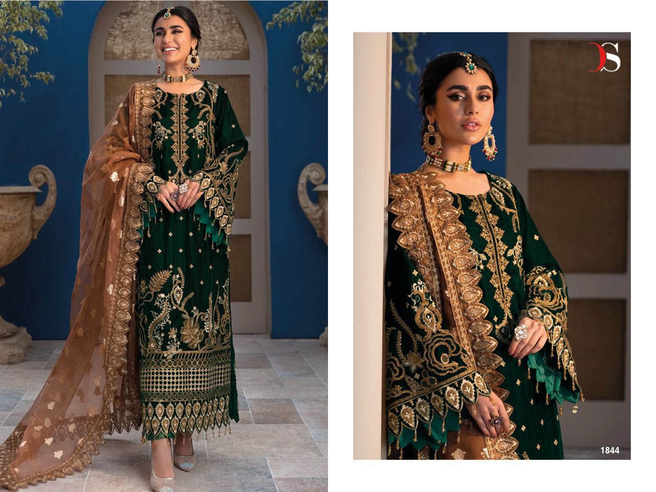 deepsy suit baroque velvet 2 velvet graceful look salwar suit catalog