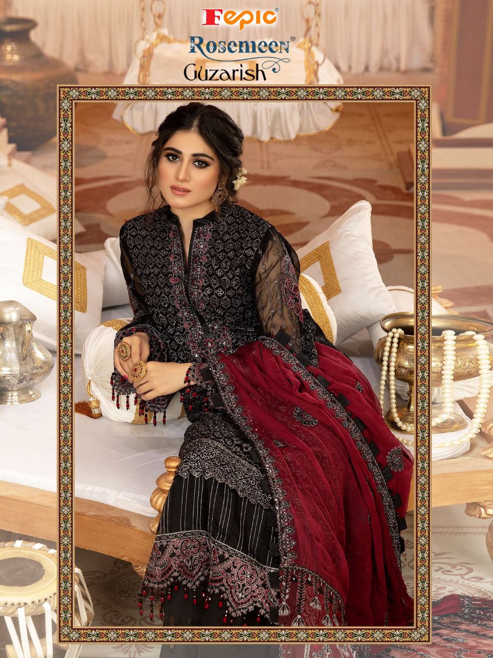 fepic rosemeen guzarish vol 2 georgette catchy look salwar suit catalog