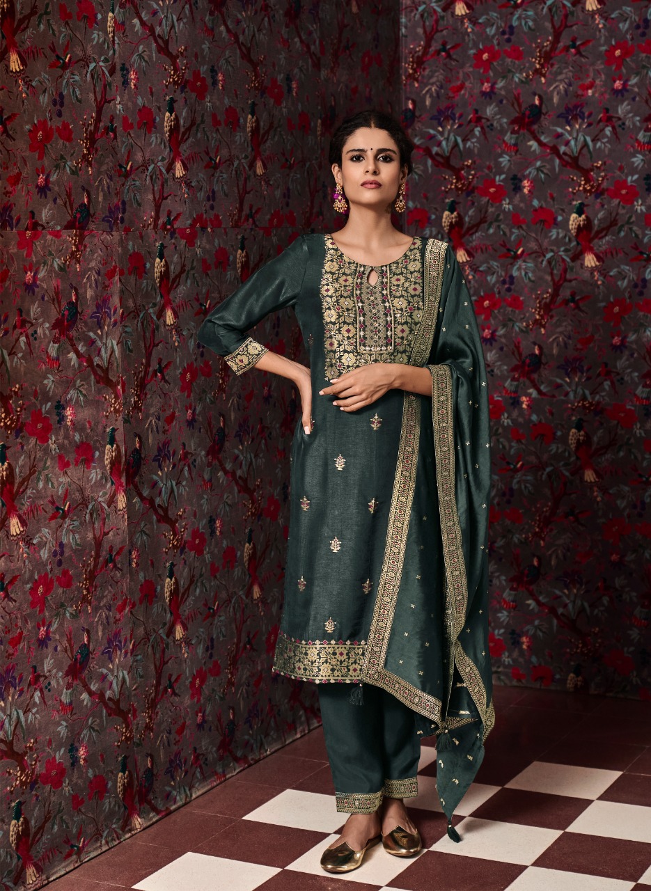 four buttons khwaab viscose graceful look top bottom with dupatta catalog