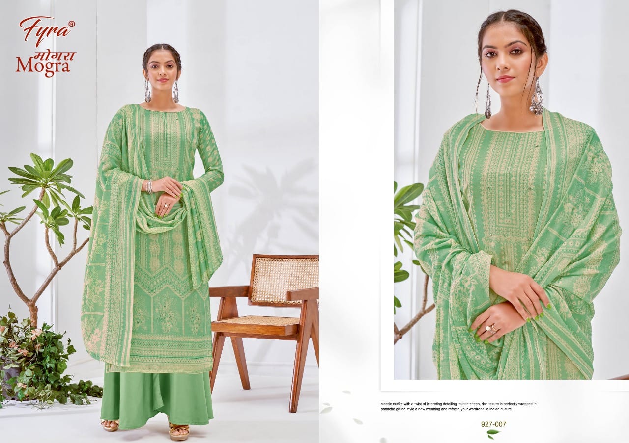 fyra alok suit mogra cotton graceful print salwar suit catalog