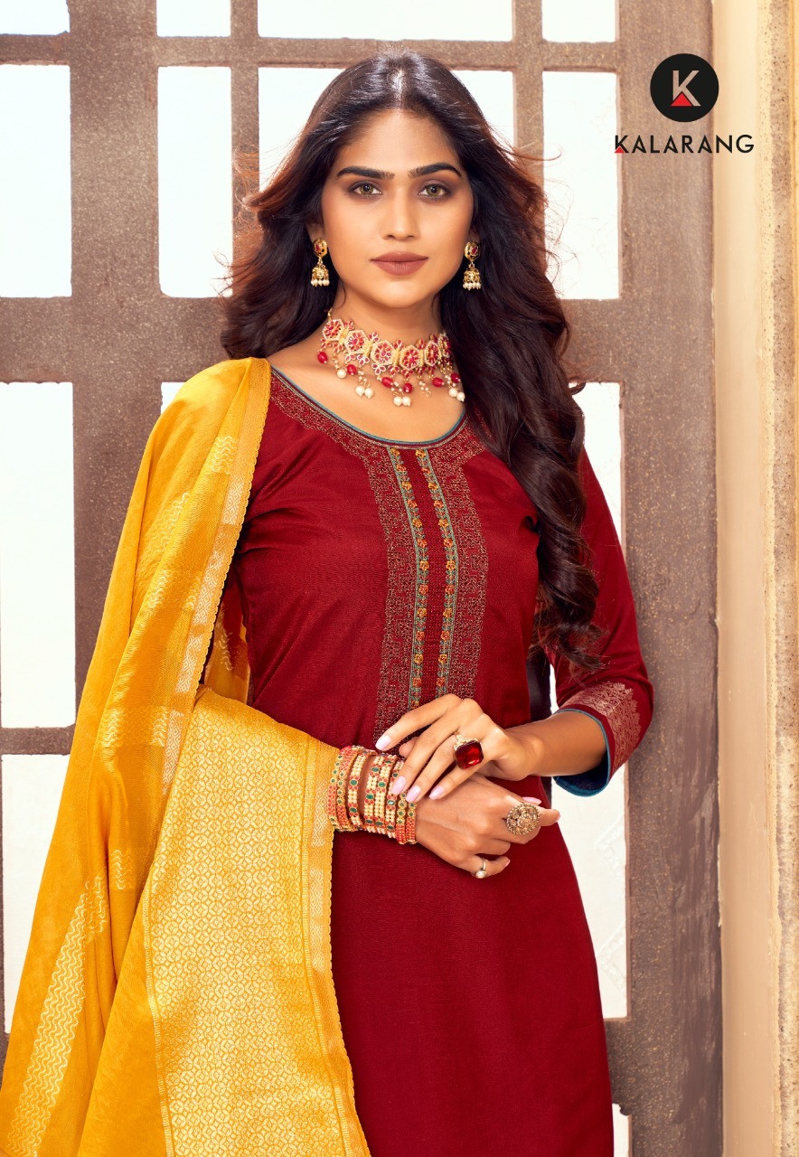 kalarang bhakti muslin regal look salwar suit catalog