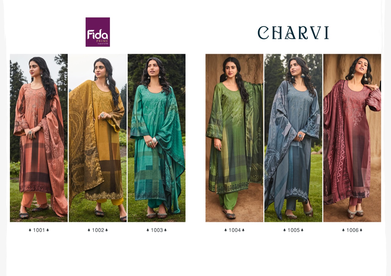 lctm overseas charvi pashmina decent look  salwar suit catalog