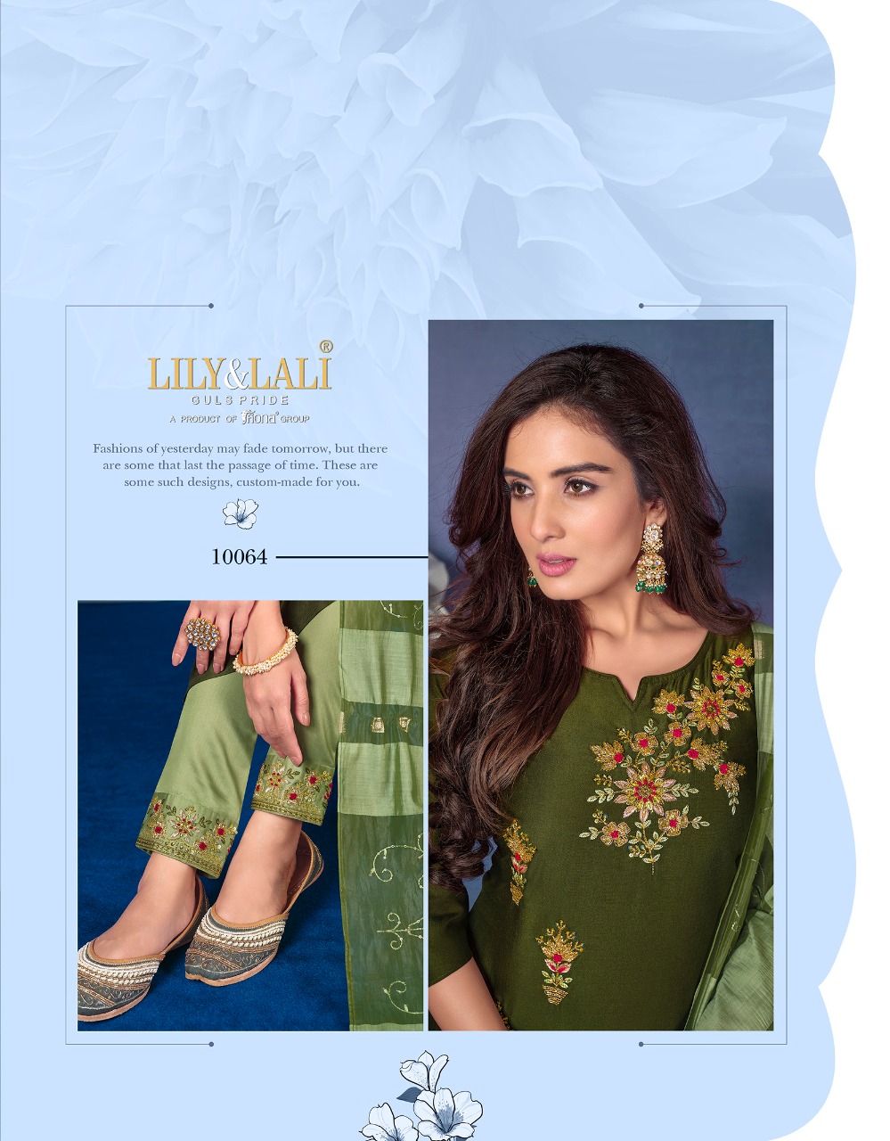 lily and lali magnum 2 bemberg silk gorgeous look top bottom with dupatta catalog