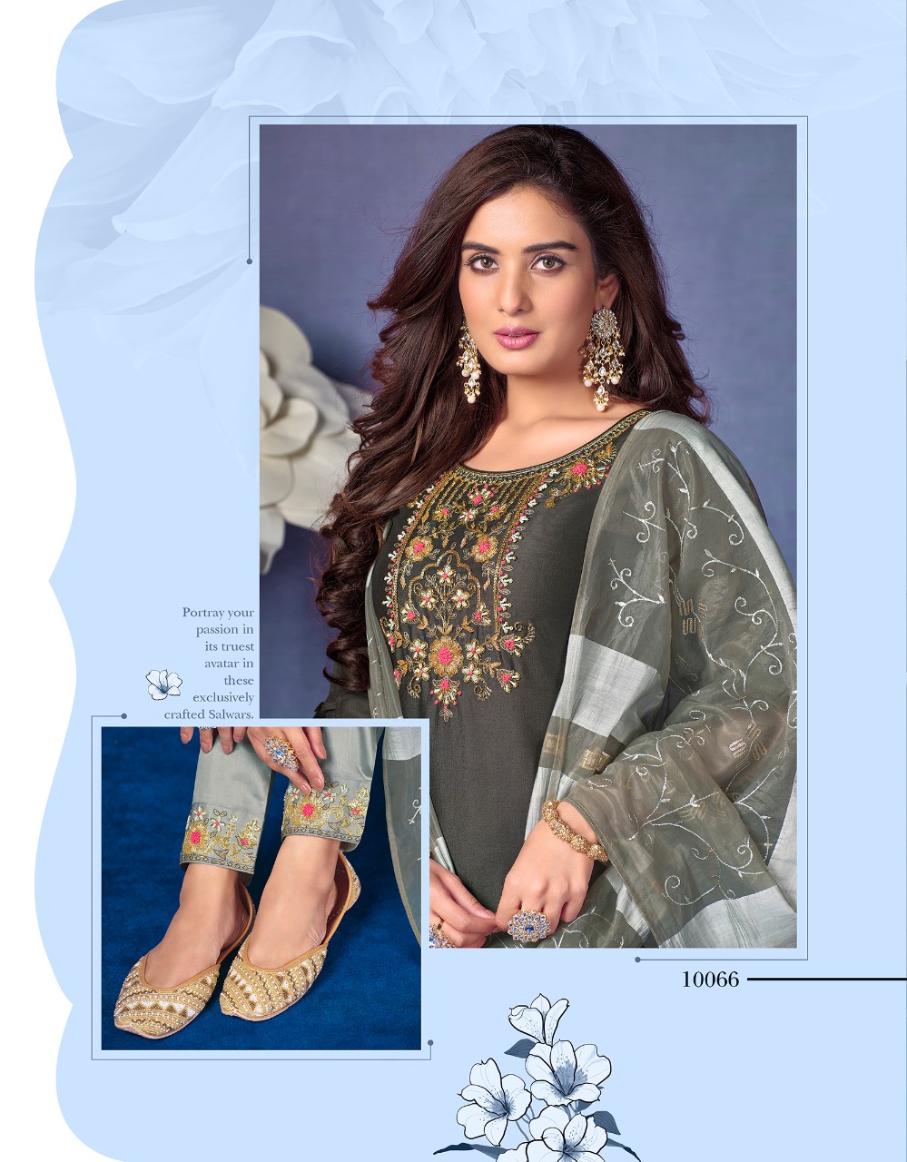 lily and lali magnum 2 bemberg silk gorgeous look top bottom with dupatta catalog