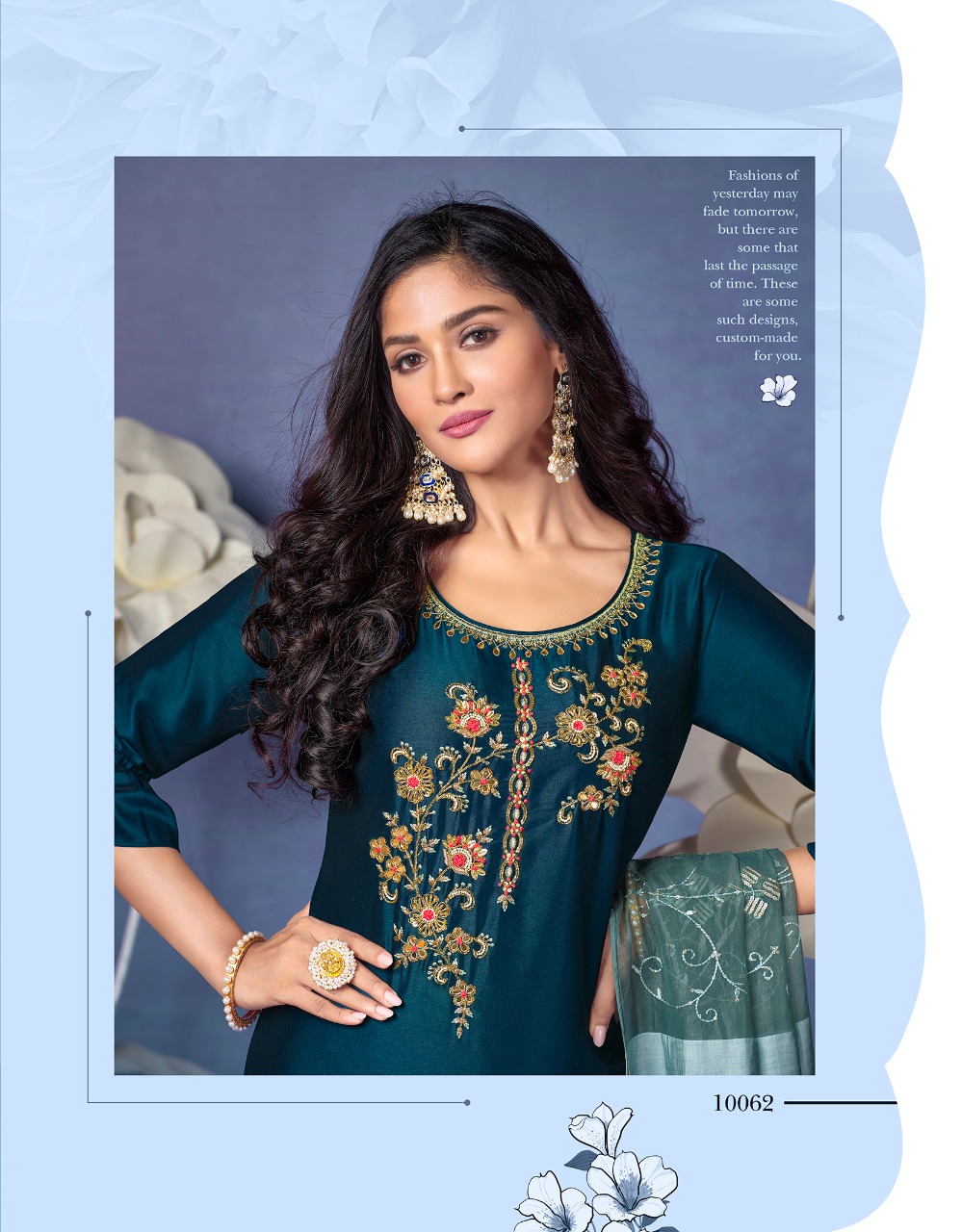 lily and lali magnum 2 bemberg silk gorgeous look top bottom with dupatta catalog