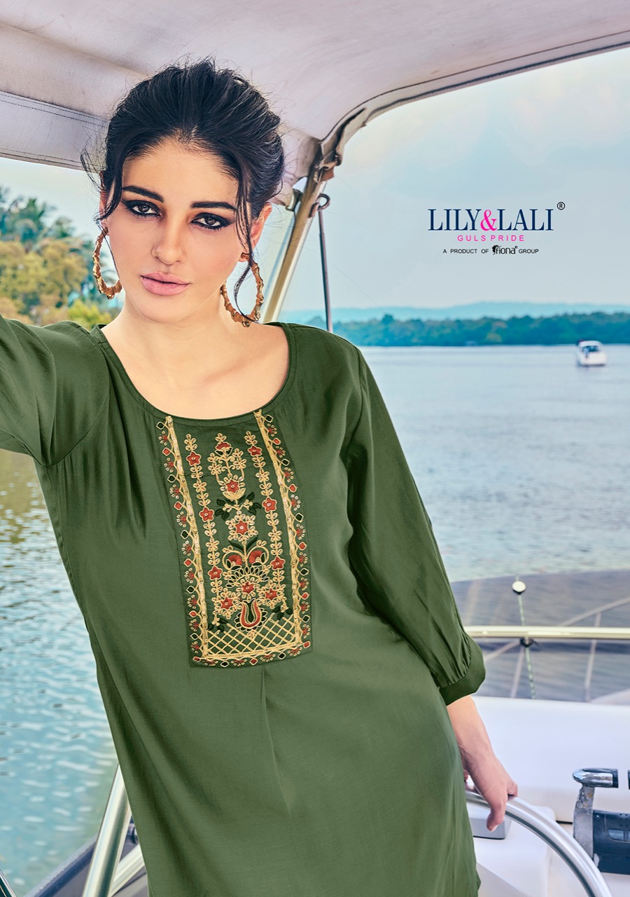 lily and lali miami silk new and modern style top with bottom catalog