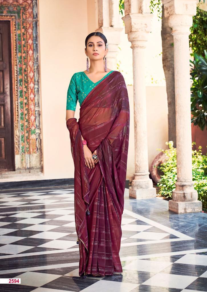 lt kashvi creation kiyaa georgette catchy look saree catalog