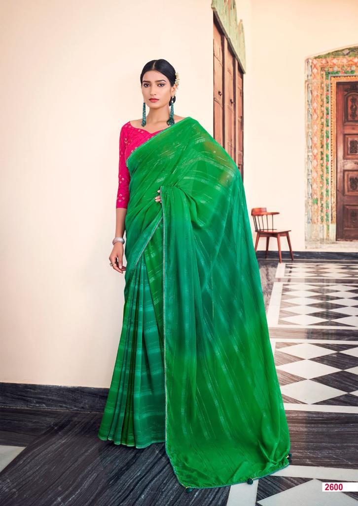 lt kashvi creation kiyaa georgette catchy look saree catalog