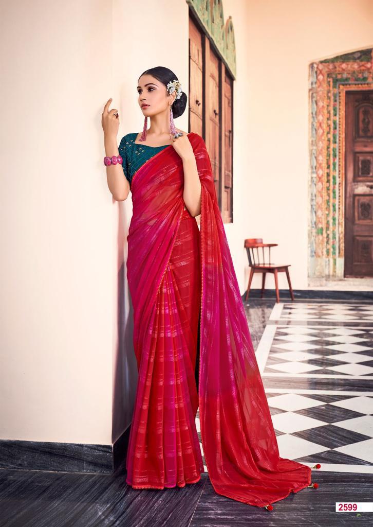 lt kashvi creation kiyaa georgette catchy look saree catalog