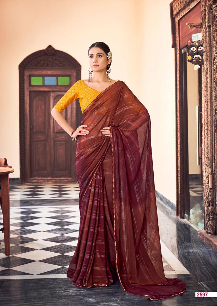 lt kashvi creation kiyaa georgette catchy look saree catalog