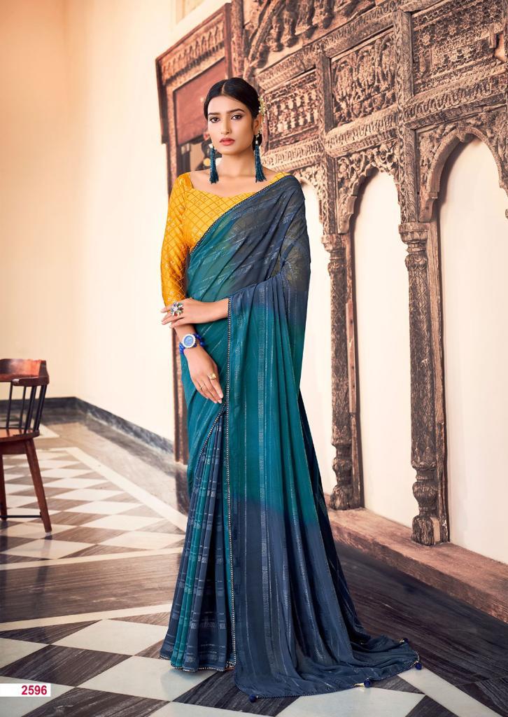 lt kashvi creation kiyaa georgette catchy look saree catalog