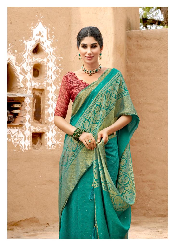 lt kashvi creation namrata chiffon elegant saree catalog