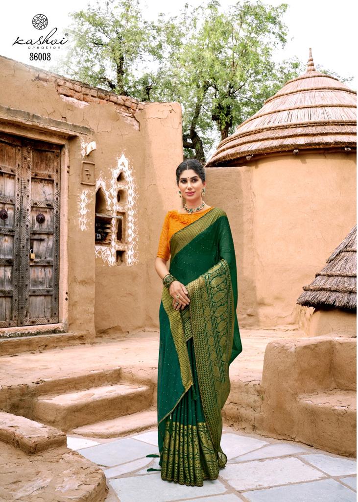 lt kashvi creation namrata chiffon elegant saree catalog