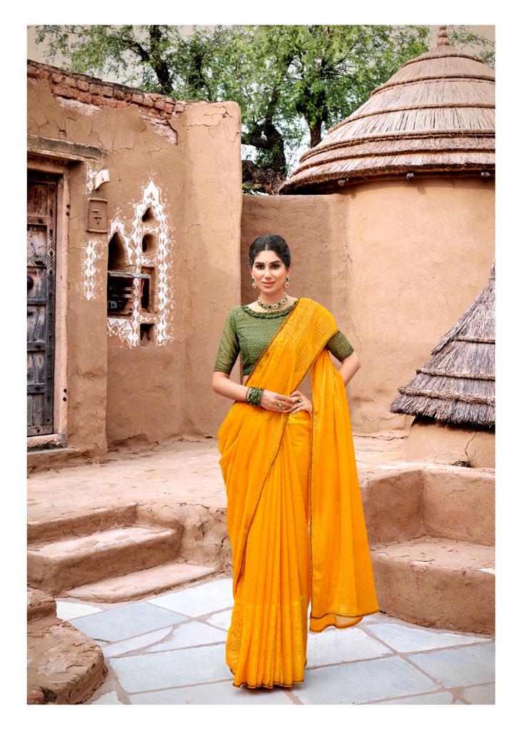 lt kashvi creation namrata chiffon elegant saree catalog