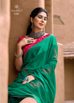 lt kashvi creation prakruti georgette decent look saree catalog