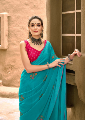 lt kashvi creation prakruti georgette decent look saree catalog