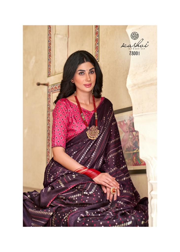 lt kashvi creation swarangini chinnon decent look saree catalog