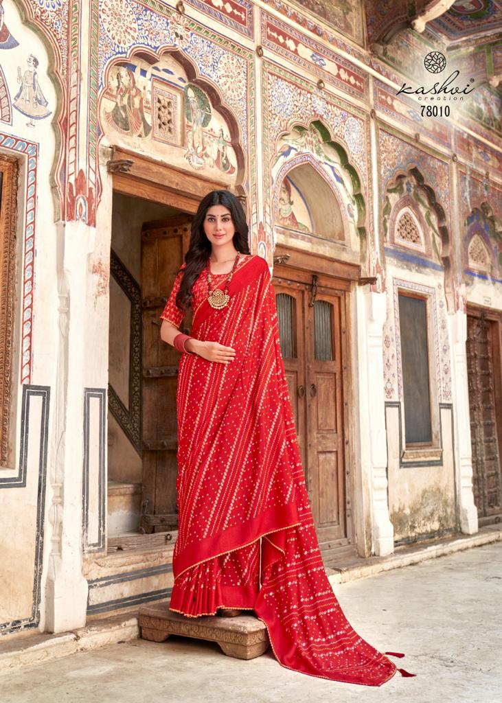 lt kashvi creation swarangini chinnon decent look saree catalog