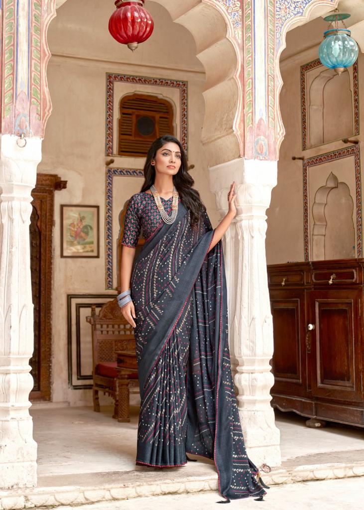 lt kashvi creation swarangini chinnon decent look saree catalog