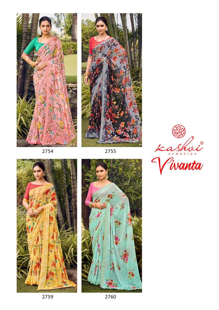 lt kashvi creation vivanta weightless regal look saree catalog