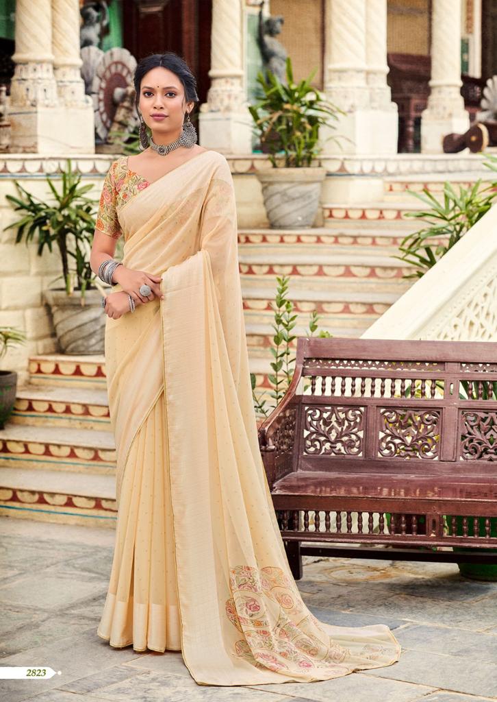 lt ksahvi creation rangoli georgette attractive saree catalog