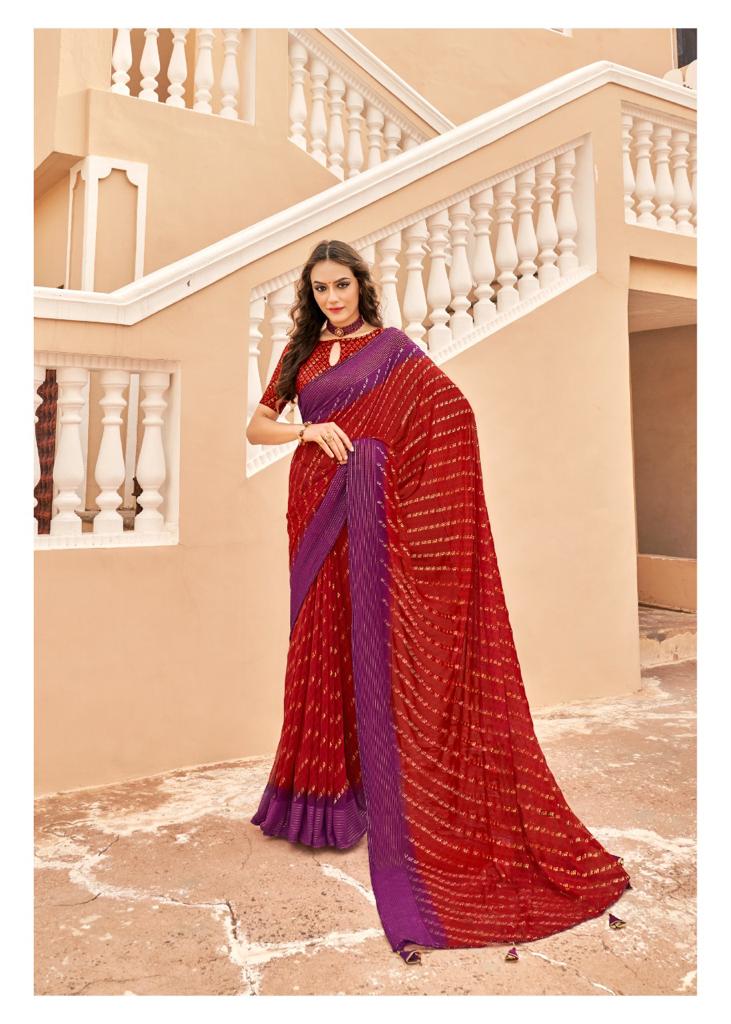 lt sarees kashvi creation jhalak georgette exclusive print saree catalog