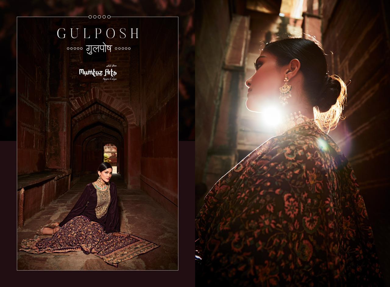 mumtaz art gulposh festive velvet velvet asstonishing salwar suit catalog