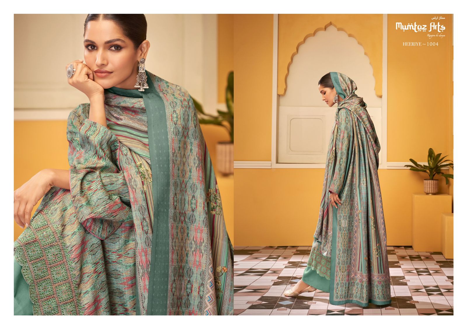 mumtaz art heeriye viscose elegant salwar suit catalog