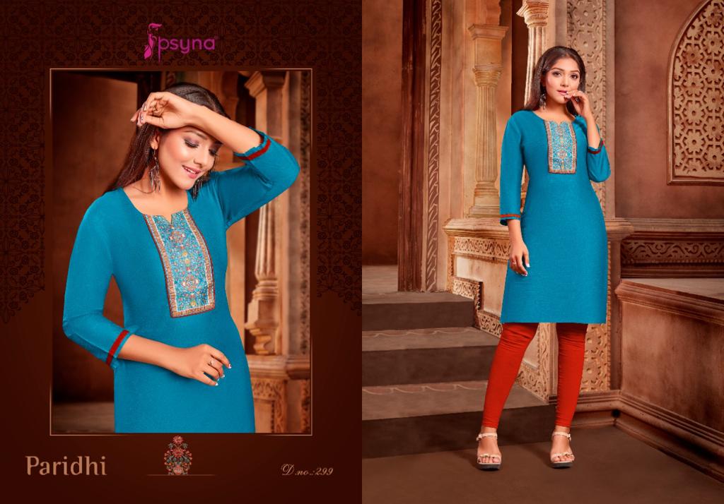 psyna paridhi 29 cotton attrrctiv look kurti catalog