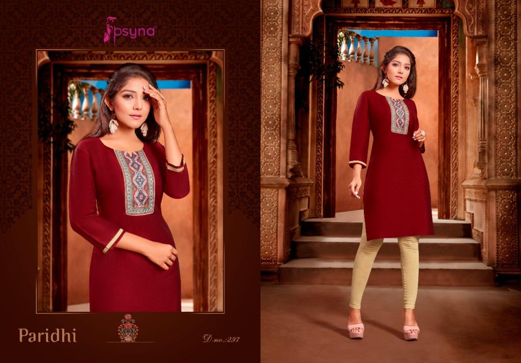 psyna paridhi 29 cotton attrrctiv look kurti catalog