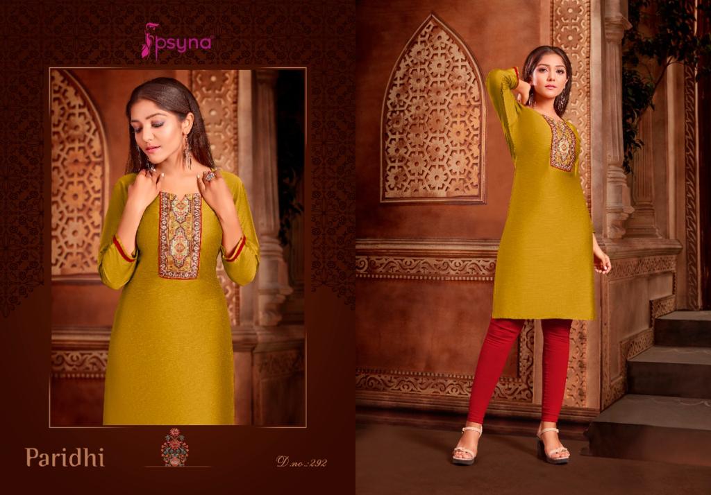 psyna paridhi 29 cotton attrrctiv look kurti catalog