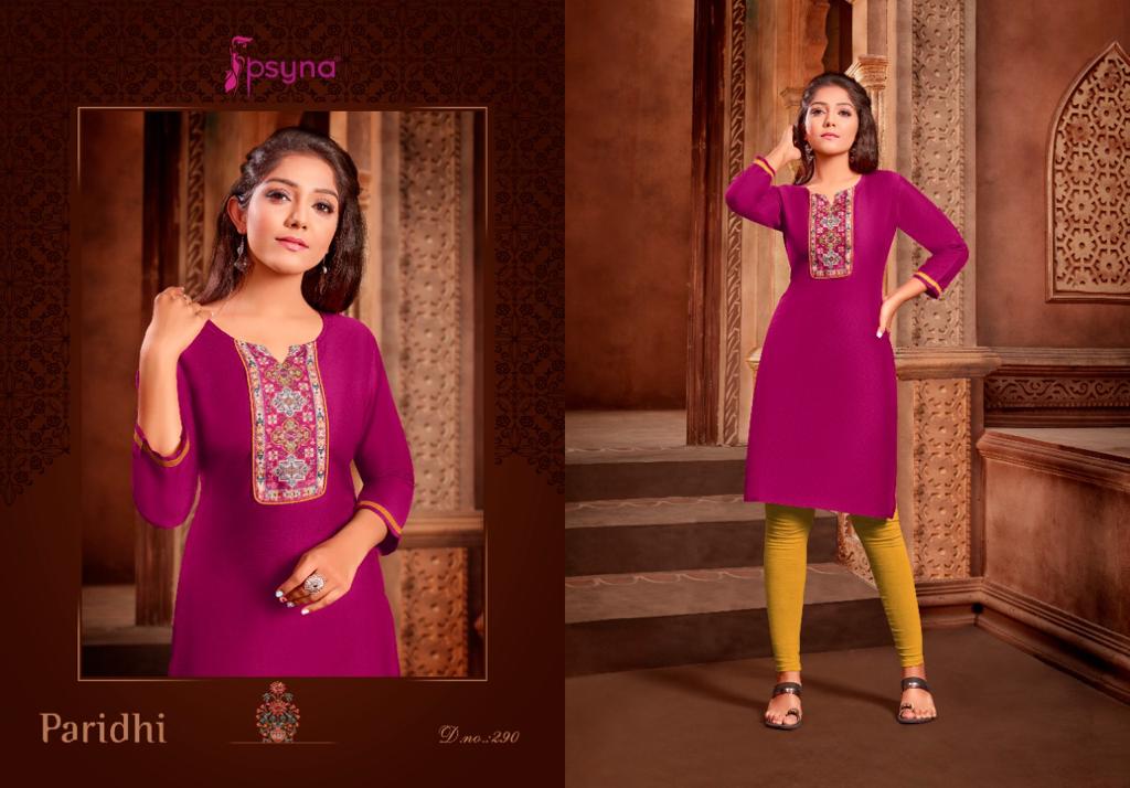 psyna paridhi 29 cotton attrrctiv look kurti catalog