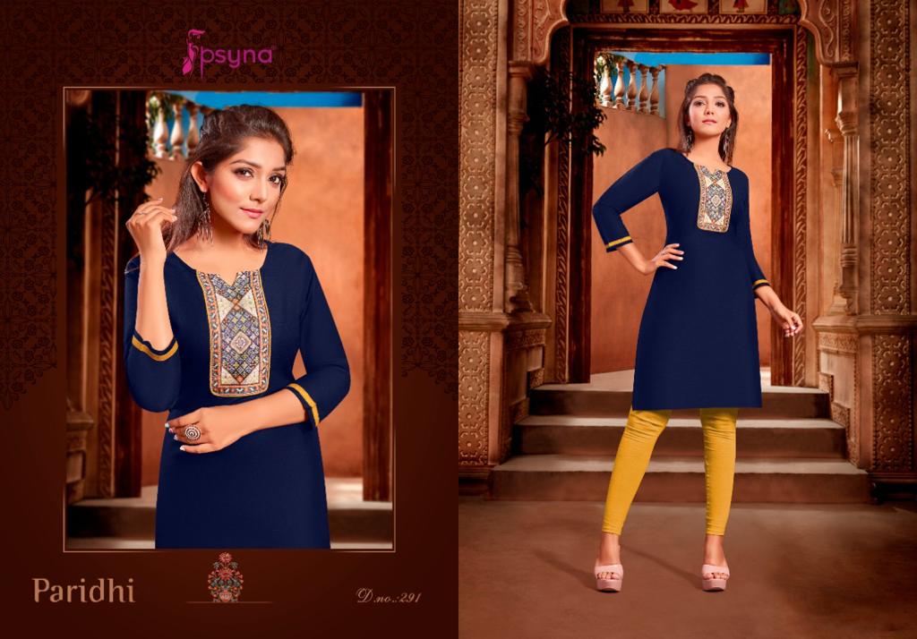 psyna paridhi 29 cotton attrrctiv look kurti catalog