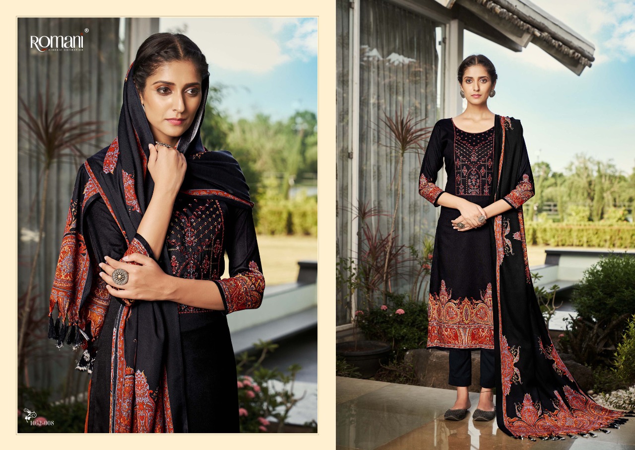 romani gulmarg pashmina gorgeous look salwar suit catalog