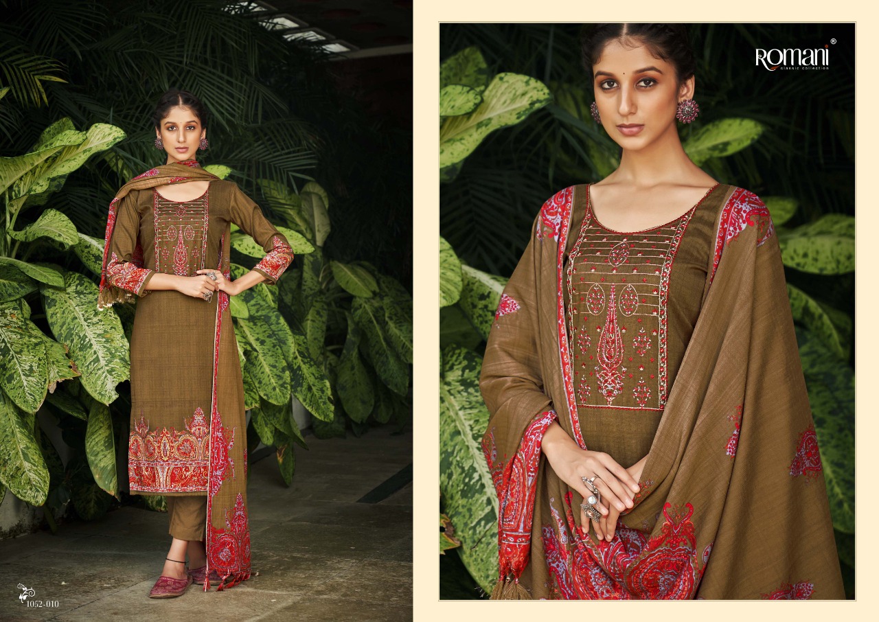 romani gulmarg pashmina gorgeous look salwar suit catalog