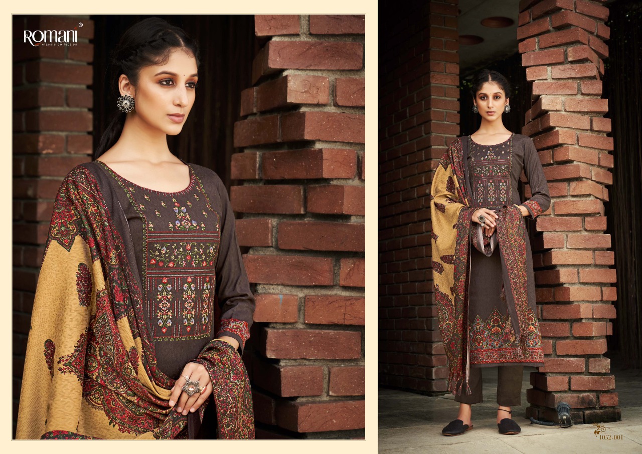 romani gulmarg pashmina gorgeous look salwar suit catalog