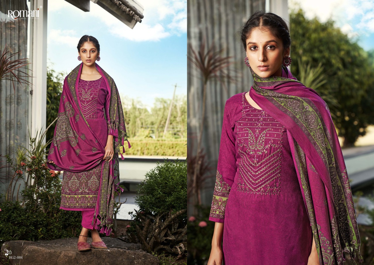 romani gulmarg pashmina gorgeous look salwar suit catalog