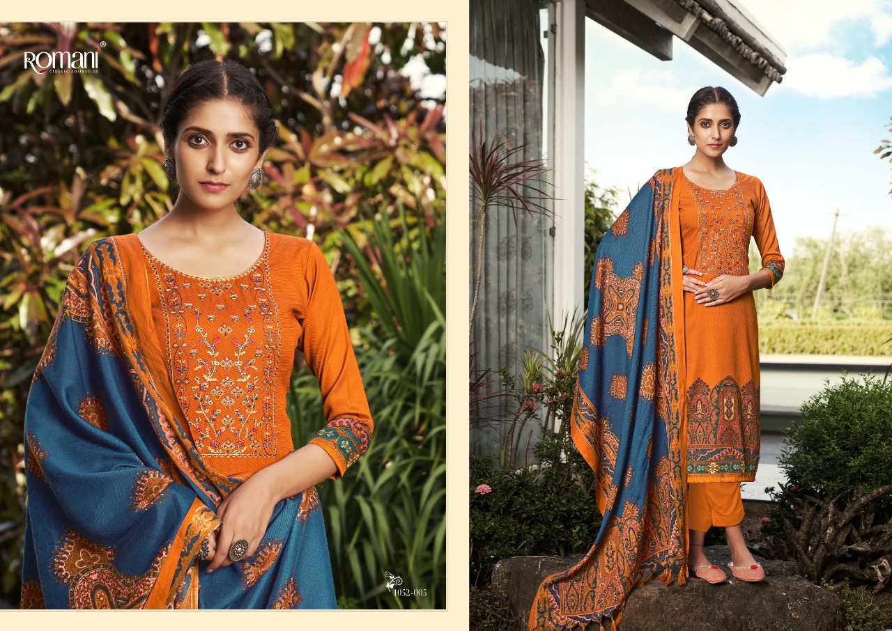 romani gulmarg pashmina gorgeous look salwar suit catalog