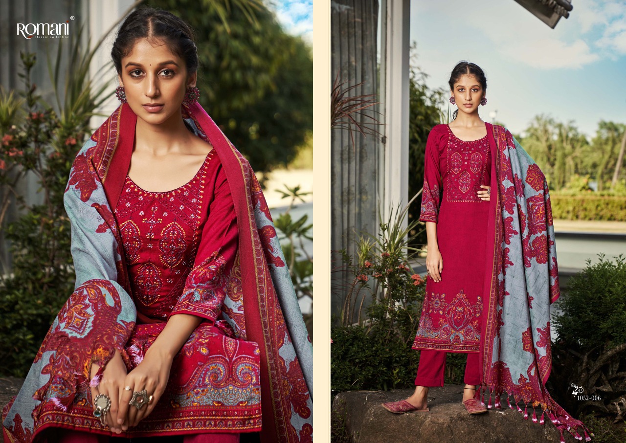 romani gulmarg pashmina gorgeous look salwar suit catalog