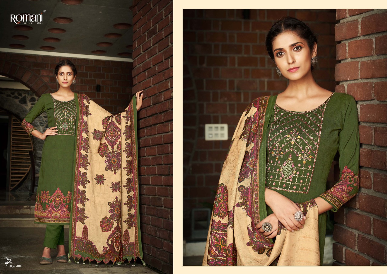 romani gulmarg pashmina gorgeous look salwar suit catalog