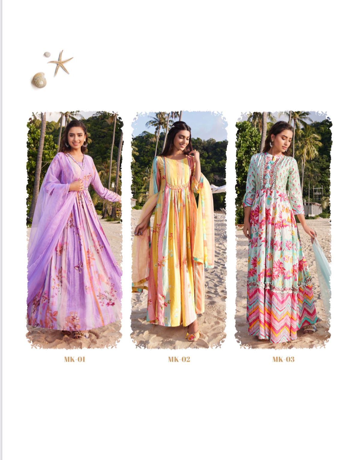 s4u masakali vol 01 muslin festiv look indo western catalog