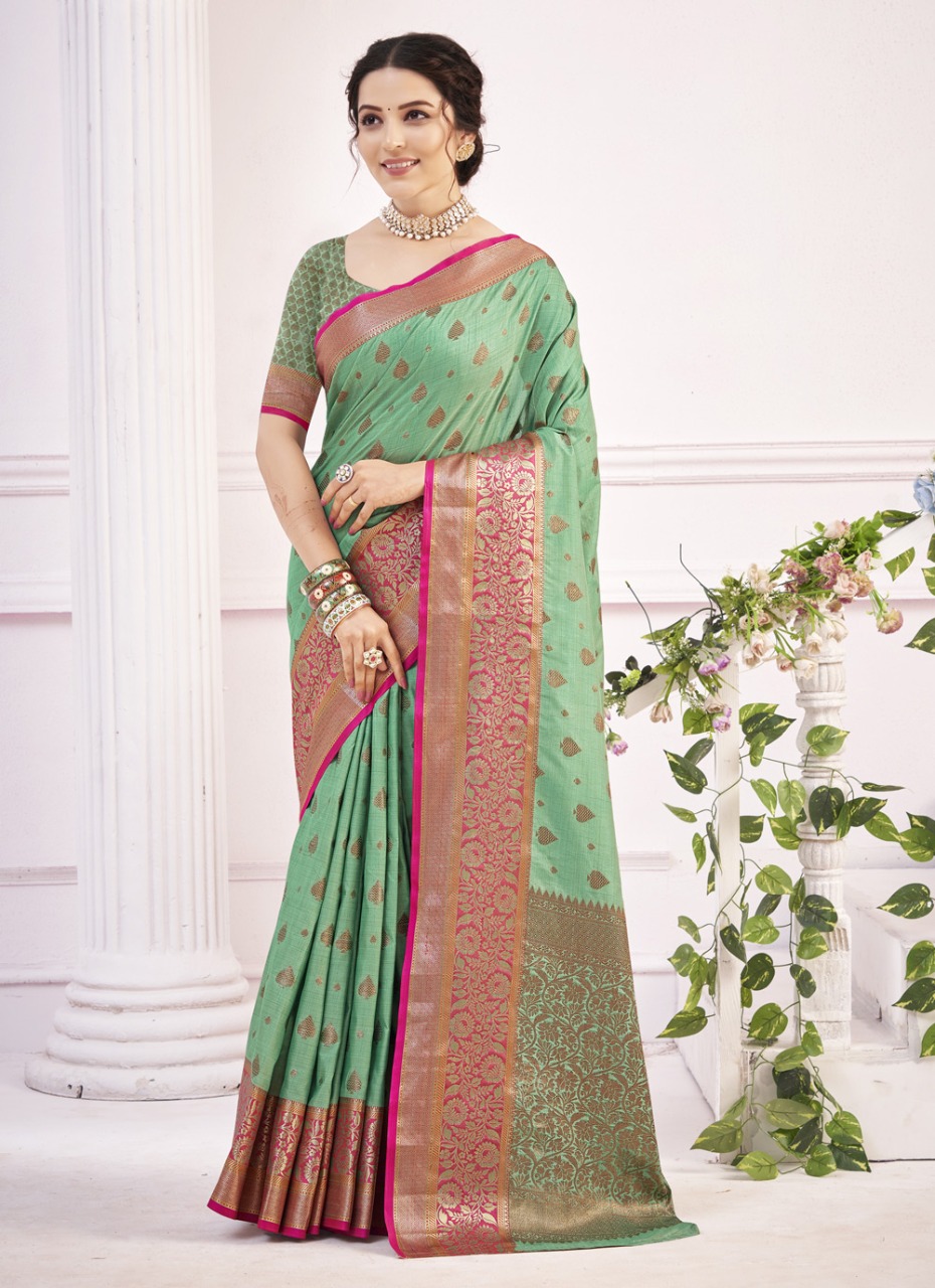 sangam print ratnagiri silk cotton  regal look saree catalog