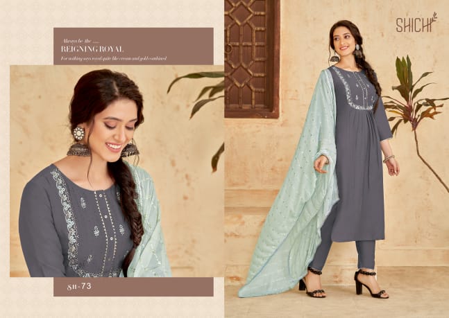 shichi indo fashion fanaa chinon elegant look top bottom with dupatta catalog